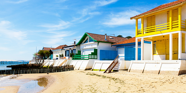 Bahía de Arcachon. El cabo Ferret y sus encantadoras casas frente a la bahía